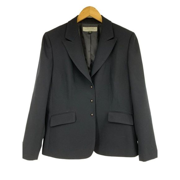Tahari Jackets & Blazers - Women’s Tahari Arthur Levine 12P navy blazer business career 1721 Lined Notch